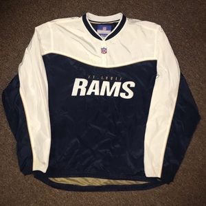 St. Louis rams pullover size L
